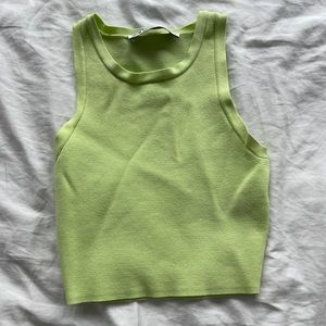 Zara High-Neck Tank Top